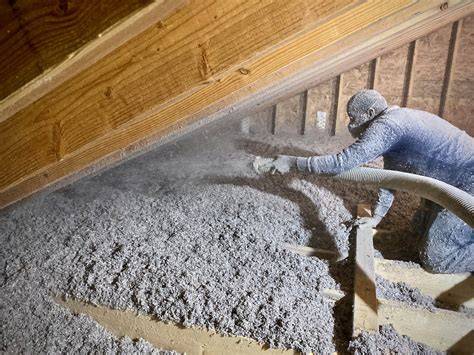 Roof insulation work